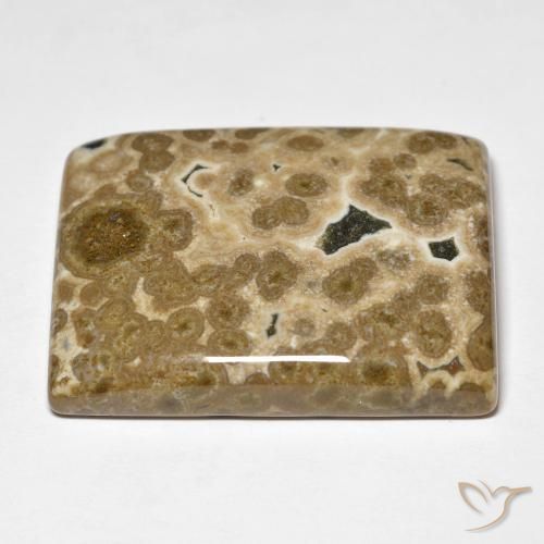 Jaspe Multicolor natural de 63.72 ct, Corte Baguette, Opaco