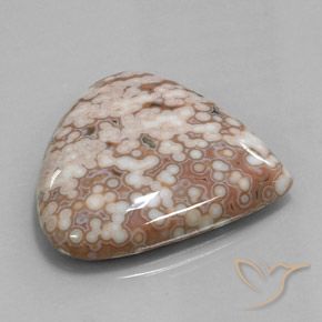 Jaspe Multicolor natural de 56.08 ct, En forma de pera, Opaco