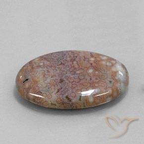 Jaspe Multicolor natural de 27.34 ct, Ovalada, Opaco