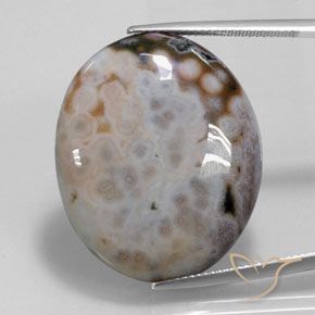 36.14ct Natural Multicolor Jaspe, Ovalada, Opaco