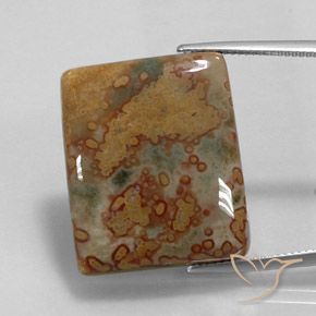 36.10ct Natural Multicolor Jaspe, Corte Baguette, Opaco