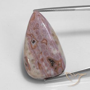 32.30ct Natural Multicolor Jaspe, En forma de pera, Opaco
