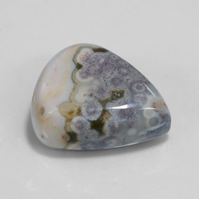 Jaspe multicolor natural de 29,32 ct, en forma de pera, opaco