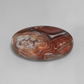 Jaspe multicolor natural de 22,62 ct, corte óvalo, opaco