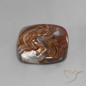 Jaspe Multicolor natural de 17.20 ct, Forma Cojín, Opaco