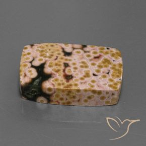 Jaspe Multicolor natural de 20.83 ct, Corte Baguette, Opaco