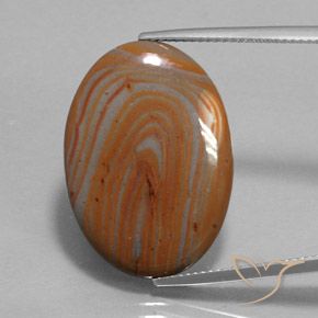 15.17ct Natural Multicolor Jaspe, Ovalada, Opaco