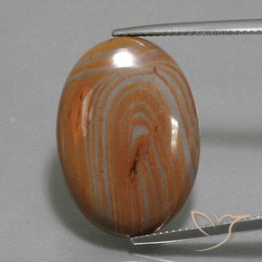 17.79ct Natural Multicolor Jaspe, Ovalada, Opaco