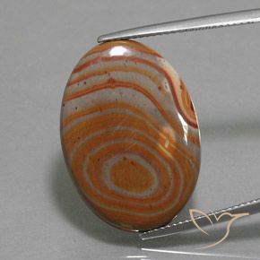 12.49ct Natural Multicolor Jaspe, Ovalada, Opaco