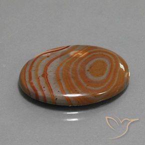 Jaspe Multicolor natural de 12.49 ct, Ovalada, Opaco