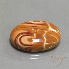 Jaspe Multicolor natural de 20.00 ct, Ovalada, Opaco