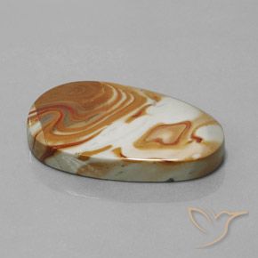 Jaspe Multicolor natural de 30.93 ct, Elegante, Opaco