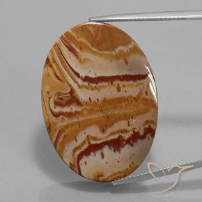 38.71ct Natural Multicolor Jaspe, Ovalada, Opaco