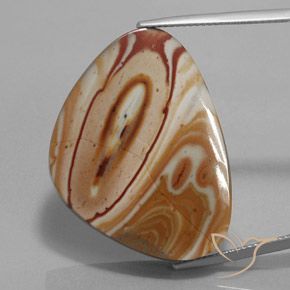 35.99ct Natural Multicolor Jaspe, Elegante, Opaco