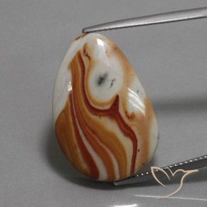 16.78ct Natural Multicolor Jaspe, Elegante, Opaco