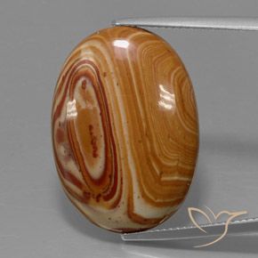 17.32ct Natural Multicolor Jaspe, Ovalada, Opaco