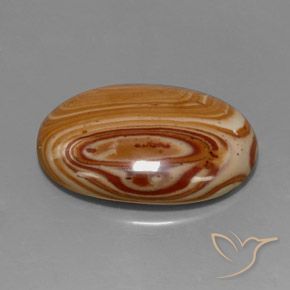 Jaspe Multicolor natural de 17.32 ct, Ovalada, Opaco
