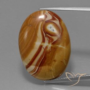 18.80ct Natural Multicolor Jaspe, Ovalada, Opaco