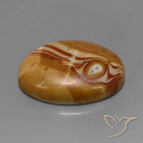 Jaspe Multicolor natural de 18.80 ct, Ovalada, Opaco