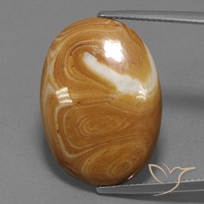 16.21ct Natural Multicolor Jaspe, Ovalada, Opaco