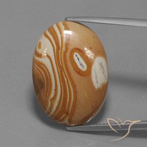 19.58ct Natural Multicolor Jaspe, Ovalada, Opaco