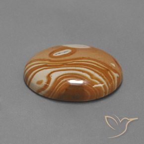 Jaspe Multicolor natural de 19.58 ct, Ovalada, Opaco