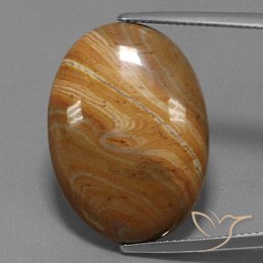 19.95ct Natural Multicolor Jaspe, Ovalada, Opaco
