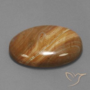 Jaspe Multicolor natural de 19.95 ct, Ovalada, Opaco