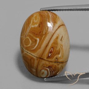 16.08ct Natural Multicolor Jaspe, Ovalada, Opaco