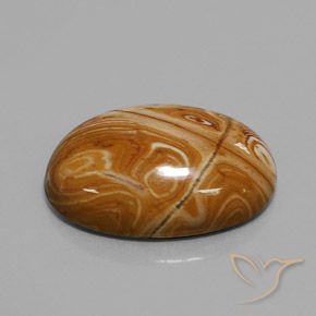 Jaspe Multicolor natural de 16.08 ct, Ovalada, Opaco