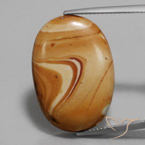 17.52ct Natural Multicolor Jaspe, Ovalada, Opaco