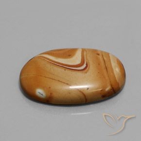 Jaspe Multicolor natural de 17.52 ct, Ovalada, Opaco