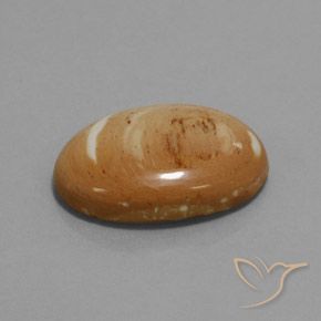 Jaspe Multicolor natural de 7.89 ct, Ovalada, Opaco