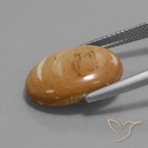 Jaspe Multicolor natural de 7.89 ct, Ovalada, Opaco