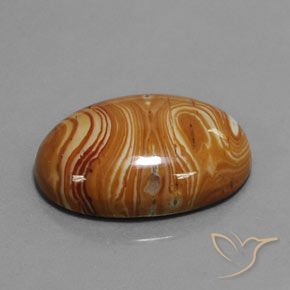 Jaspe Multicolor natural de 15.20 ct, Ovalada, Opaco