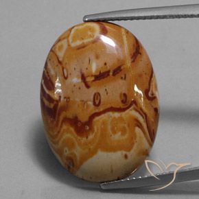 11.88ct Natural Multicolor Jaspe, Ovalada, Opaco