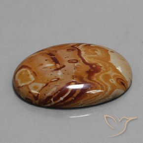 Jaspe Multicolor natural de 11.88 ct, Ovalada, Opaco