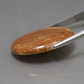 Jaspe Multicolor natural de 20.59 ct, Corte Óvalo, Opaco