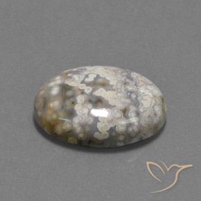 Jaspe Multicolor natural de 15.55 ct, Ovalada, Opaco