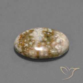 Jaspe Multicolor natural de 12.13 ct, Ovalada, Opaco