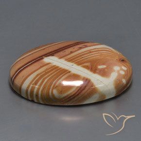 Jaspe Multicolor natural de 32.45 ct, Ovalada, Opaco