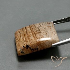 Jaspe Multicolor natural de 32.30 ct, Corte Baguette, Opaco