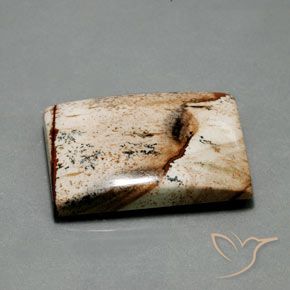 Jaspe Multicolor natural de 55.92 ct, Corte Baguette, Opaco