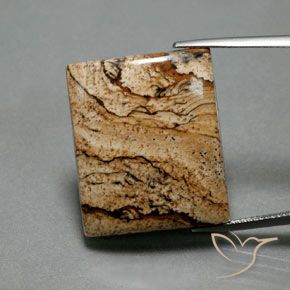 32.75ct Natural Multicolor Jaspe, Corte Baguette, Opaco