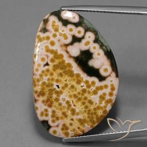 27.10ct Natural Multicolor Jaspe, Elegante, Opaco