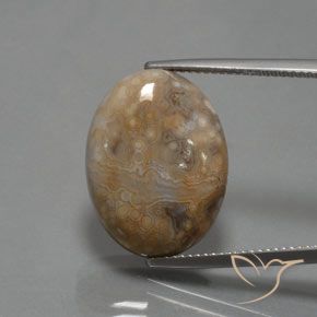 15.30ct Natural Multicolor Jaspe, Ovalada, Opaco