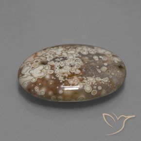 Jaspe Multicolor natural de 9.07 ct, Ovalada, Opaco