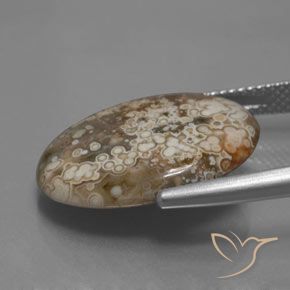 Jaspe Multicolor natural de 9.07 ct, Ovalada, Opaco