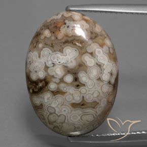 14.70ct Natural Multicolor Jaspe, Ovalada, Opaco
