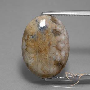 13.80ct Natural Multicolor Jaspe, Ovalada, Opaco